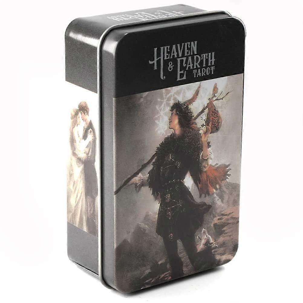 Tarot Cards BeginnerFriendly 78 Card Complete Deck with Durable Tin Box Gift Set