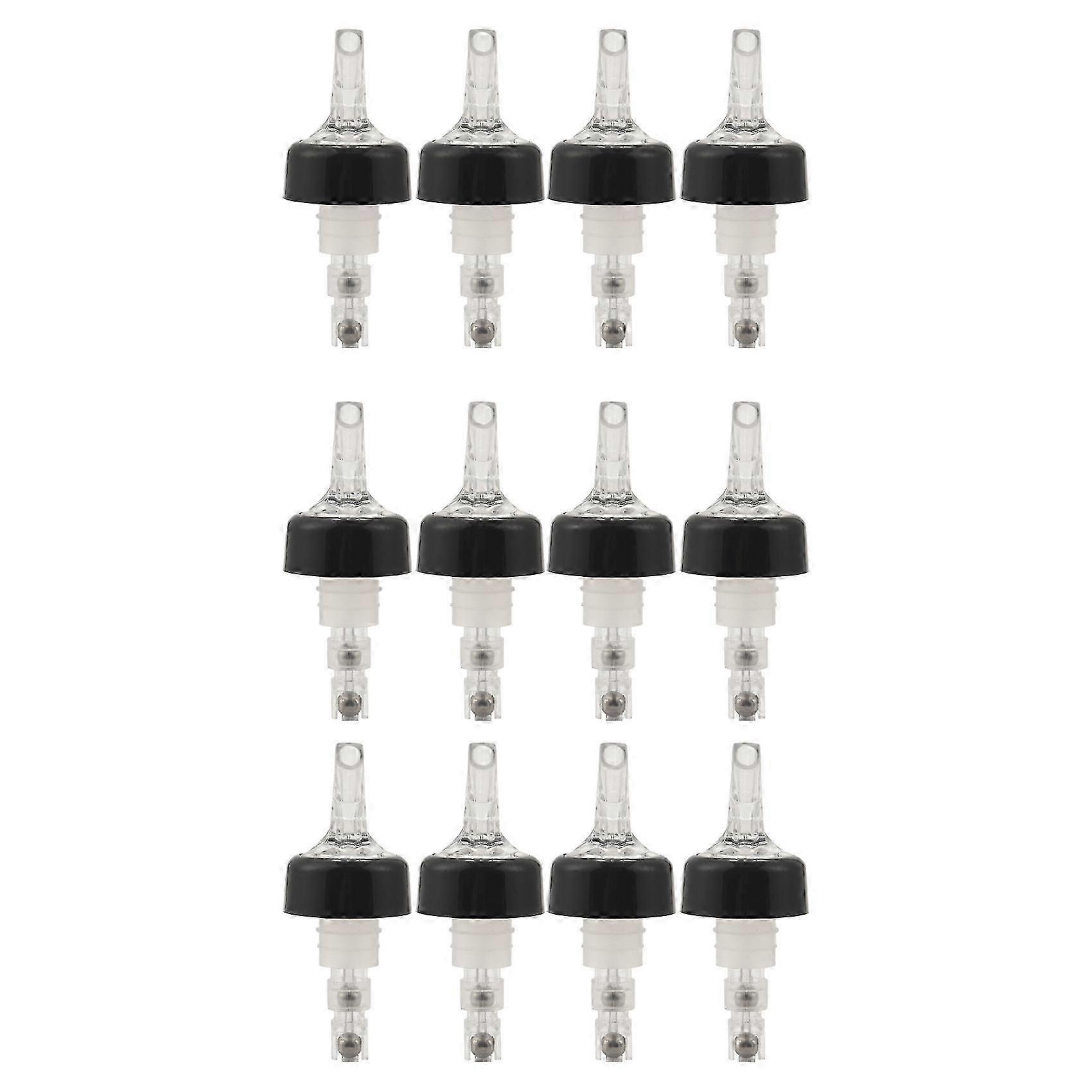 12 x Clear Auto Measure Quick Shot Pourers