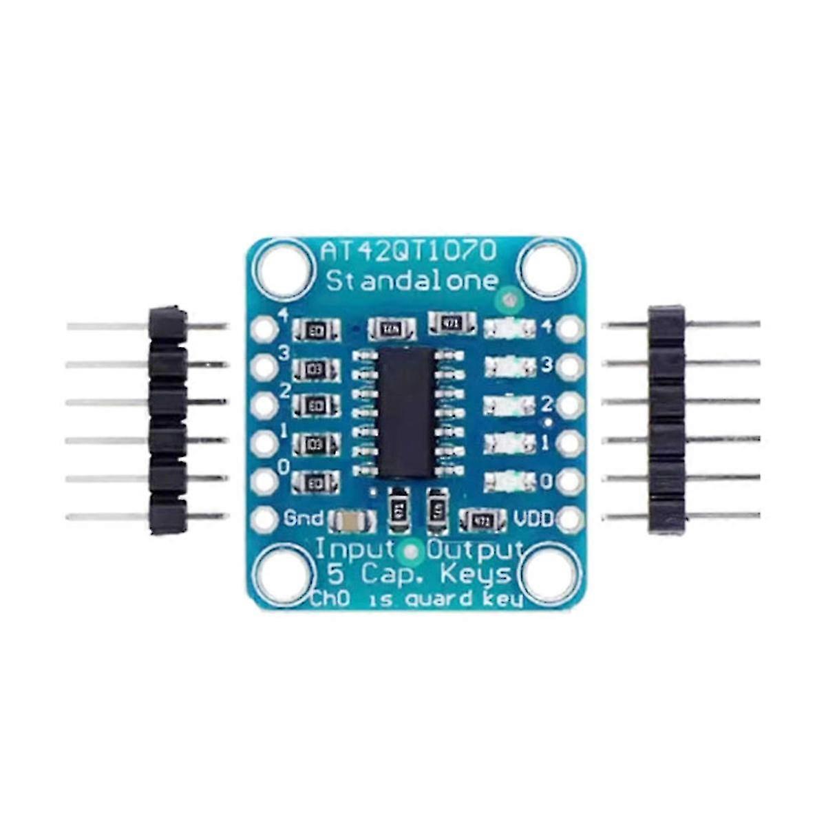 AT42QT1070 Touch Sensor Breakout Board 5-Key Capacitive Touch Pad DIY Electronic Indicator Multiple
