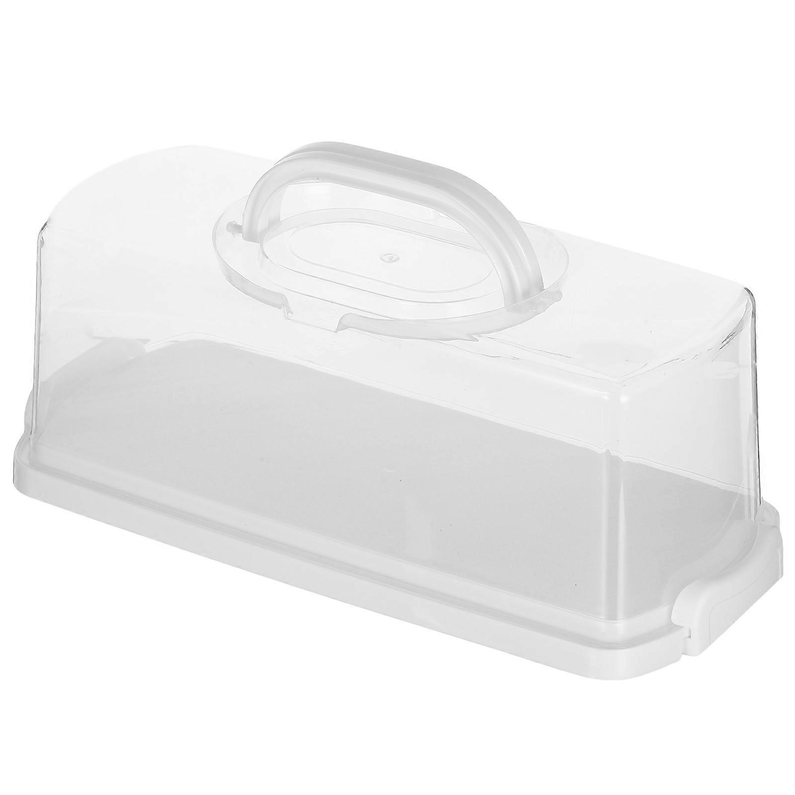 PP Material Bread Box Portable Container for Bread and Cake Storage