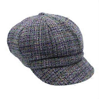 Rosalie Harris Tweed Baker Boy Cap ZH051 Thistle
