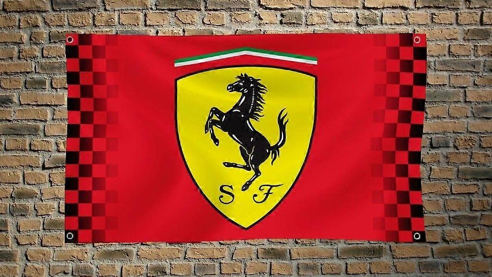 Ferrari Black Checked Flag C0225