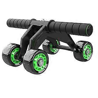 Ab Roller Abdominal Trainer With Knee Mat And Fitness Resistance Band new