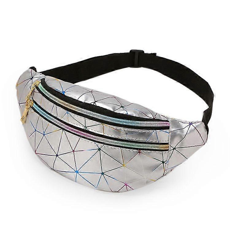 Laser PU Leather Waist Bag