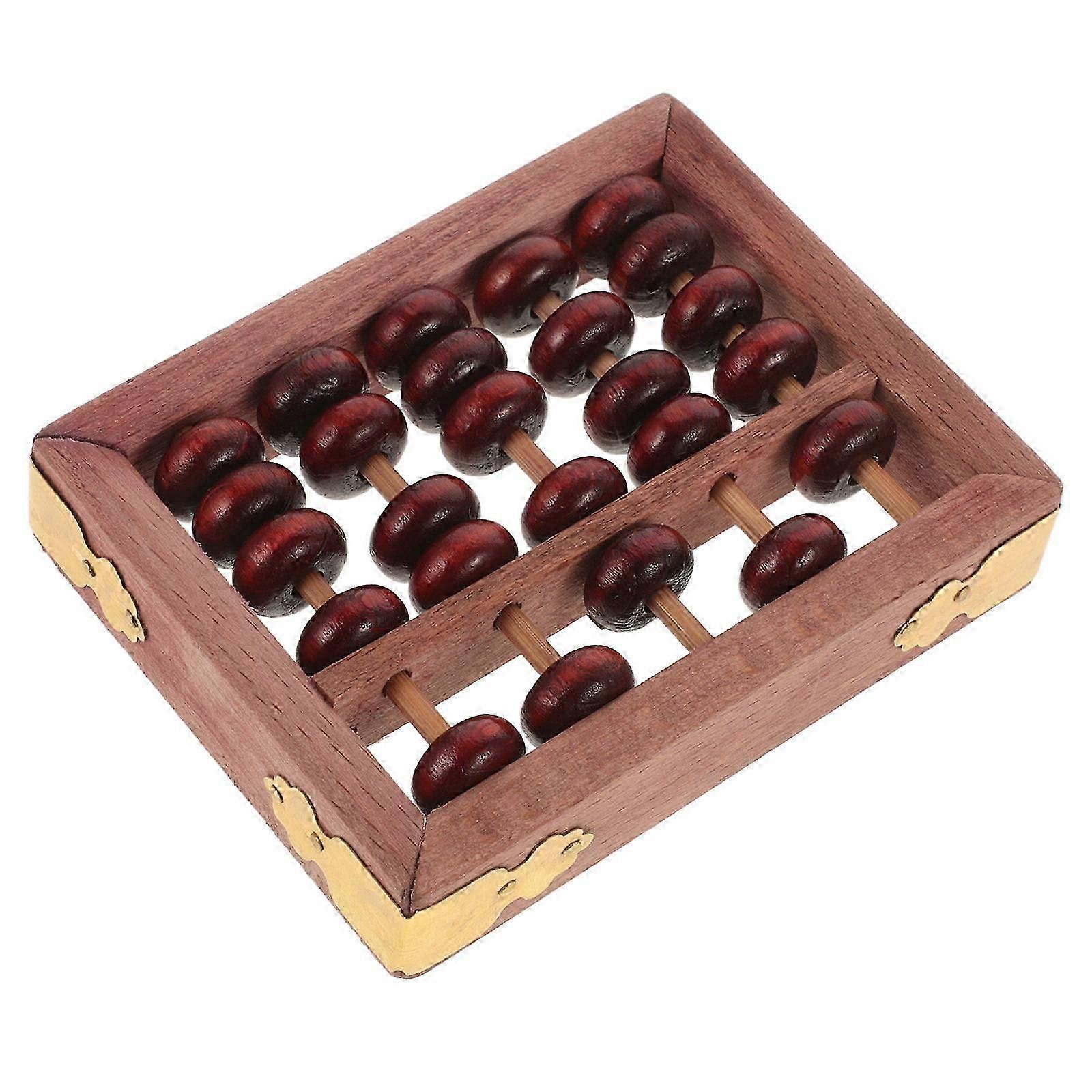 Portable Wooden Abacus for Brain Developing Tool