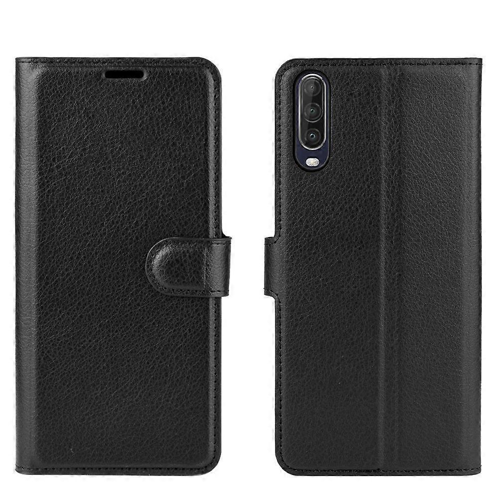 Litchi Surface Shell Leather Case for Wiko View 4/View 4 Lite