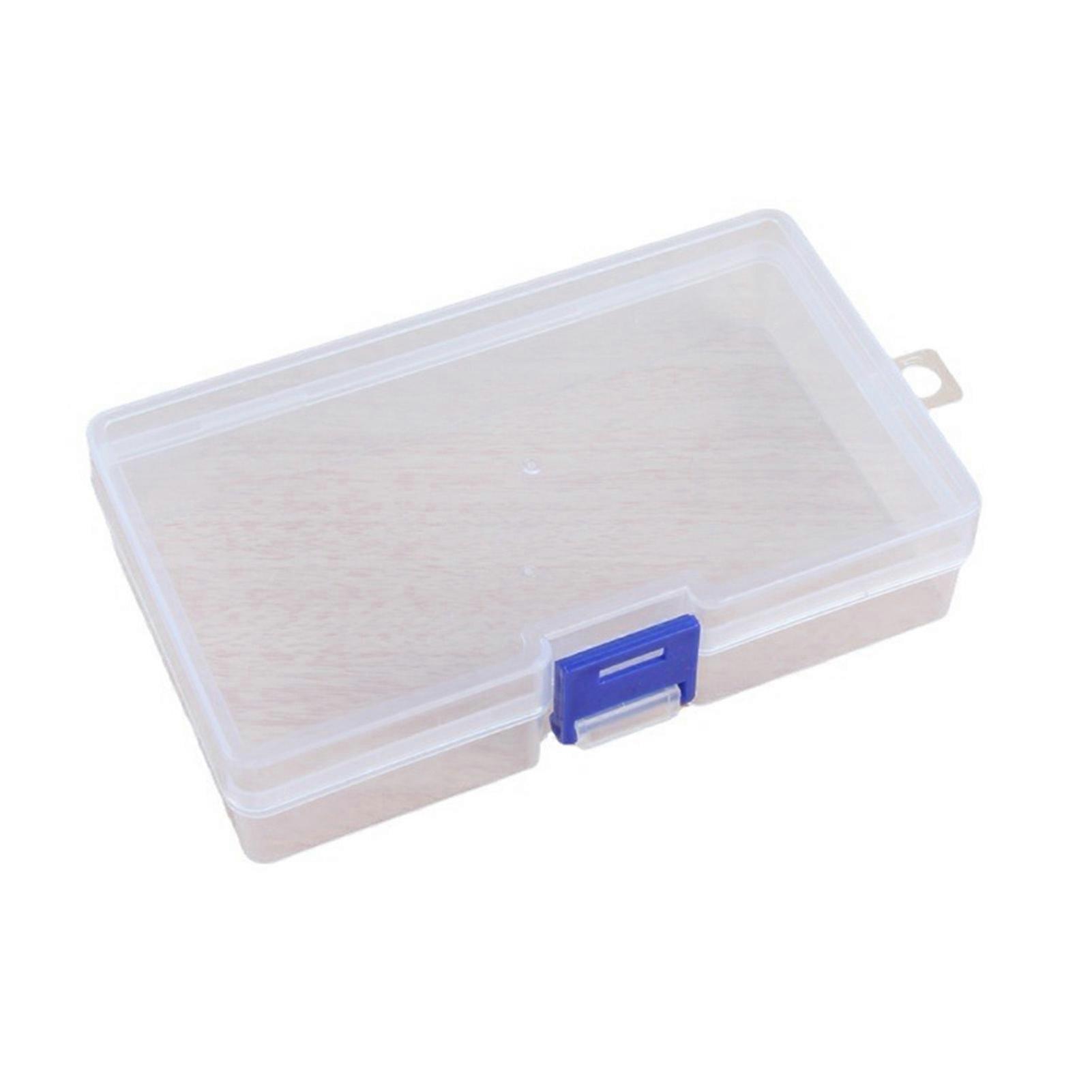 Transparent Plastic Storage Box - Wall Mount & Stackable - for Home & Office