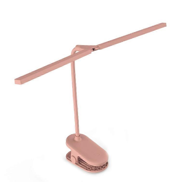TD5 Clip Table Lamp,Style: Rechargeable Version (Pink) Rechargeable Version (Pink)