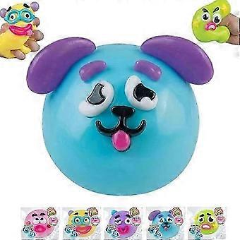 Slow Rising Stress Relief Fidget Toy with Dog Face Swap - Soft Squeeze Ball, Excellent Kids Party Gift