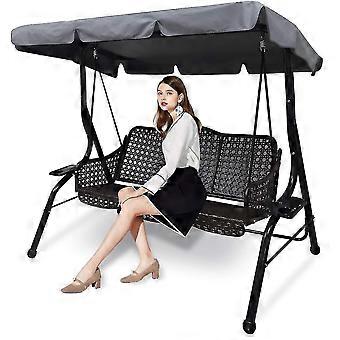 Replacement Canopy For Garden Swing, Replacement Cover, Swing Canopy, Swing Canopy Outdoor Swing Canopy Replacement For 3 Seater Garden Swing(164 * 11