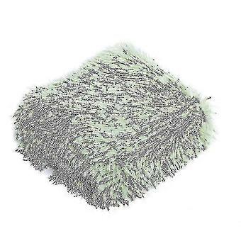 Warm Cat Pad Dog Warm Pet Pad Soft Sleep Warm Winter Blanket Dog Pad Self-heating Carpet Hot Wash Pad 1 Piece Green