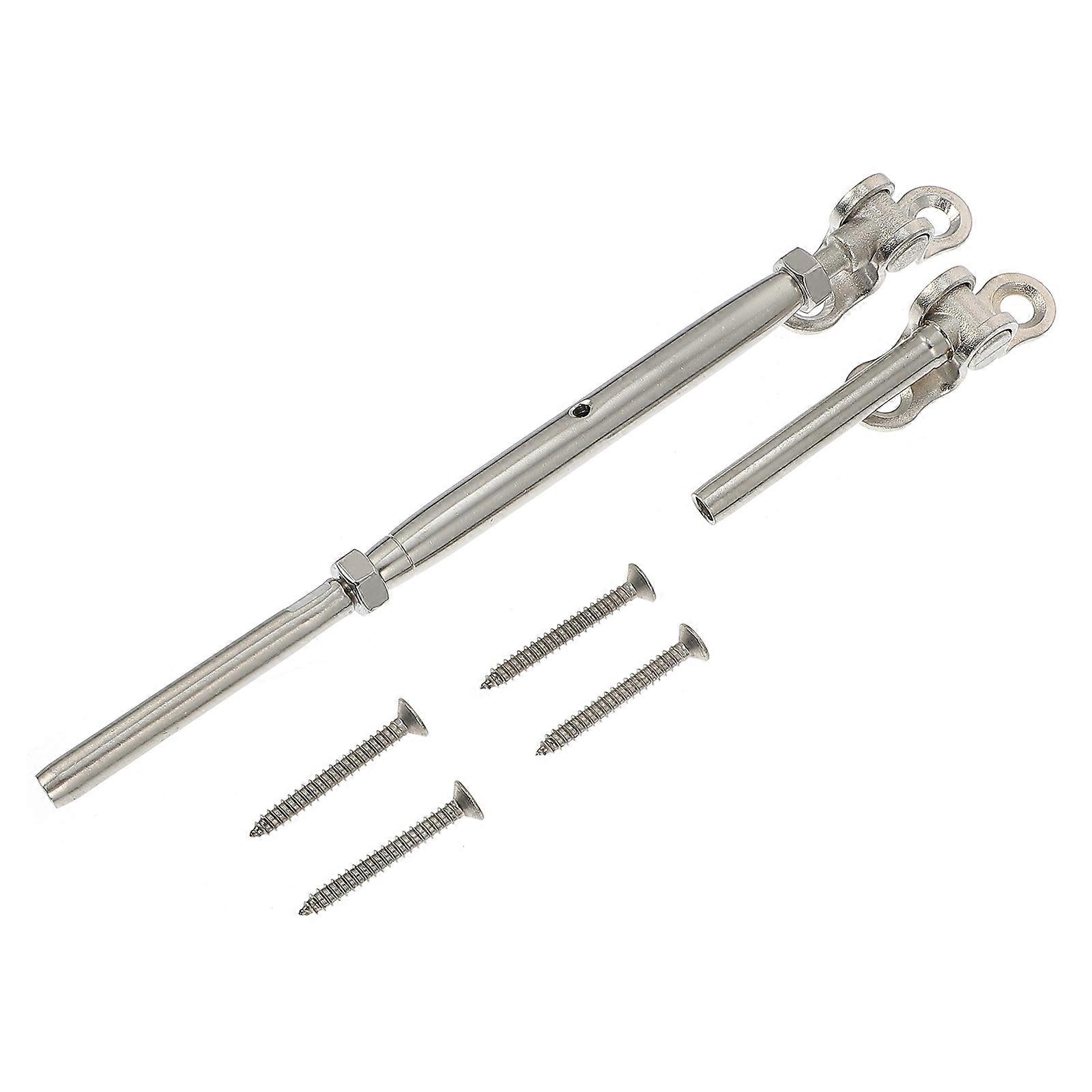 1 Set Cable Railing Kit Swage Toggle Turnbuckle Screw Hardware Accessory