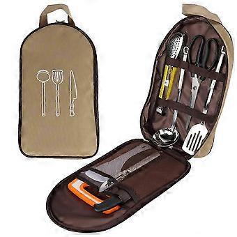 Camping cookware, stainless steel camping cookware set, suitable for outdoor camping 2025