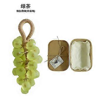 Amz Green Tea & Gem Grape Soap Gift Set (Bagged)  Gentle Cleansing For Smooth, Non-Greasy Skin With Unique Fresh Fragrance