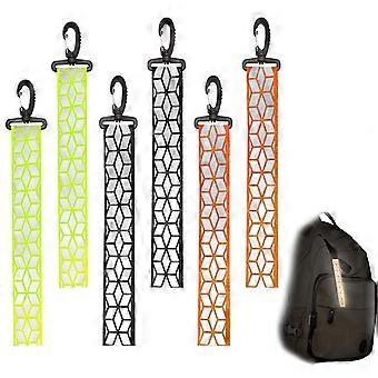 Safety Reflector Pendant Clothing Safety Reflective Keychain Pendant Lightweight And Portable Outdoor Tool For Running Cycling
