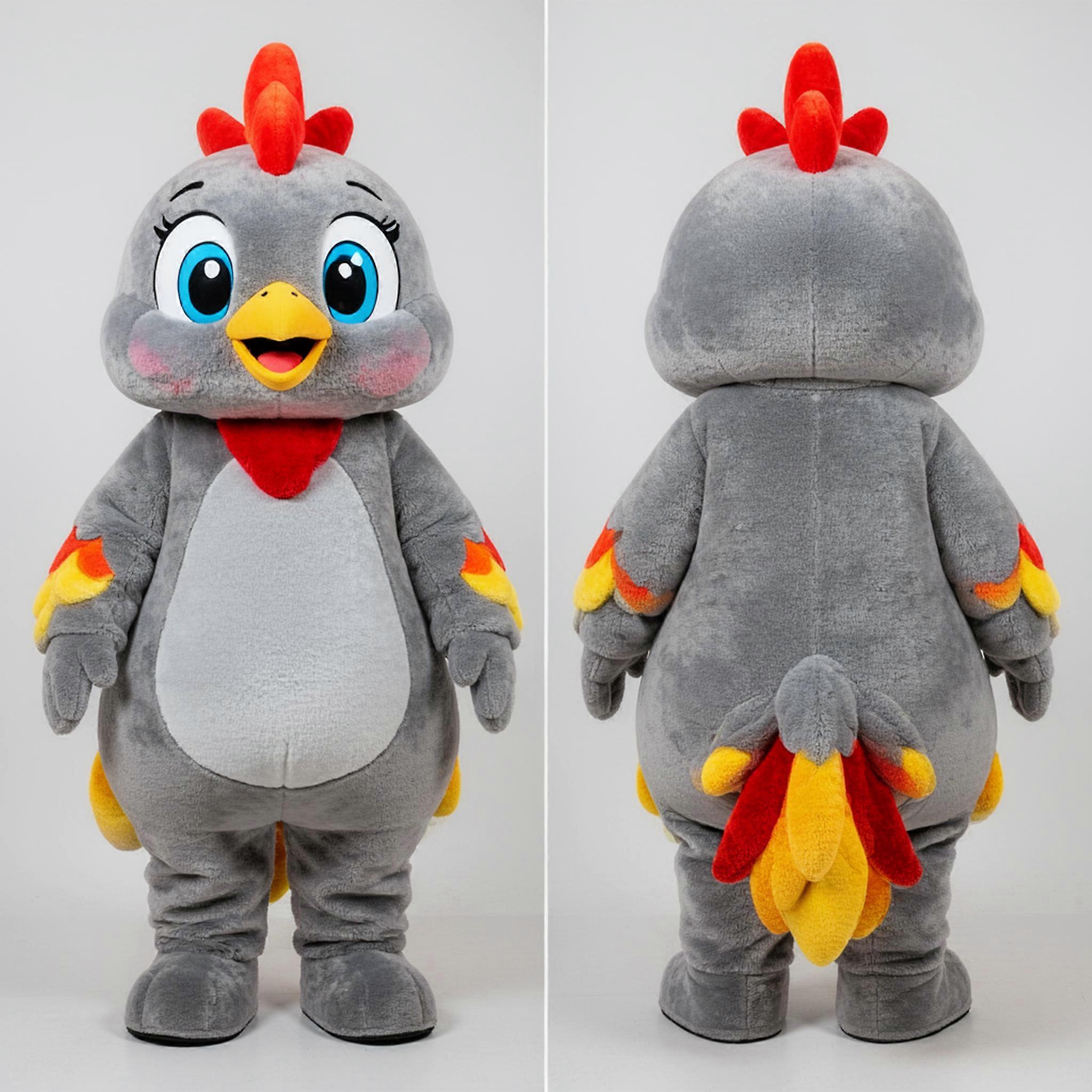 MASTICOT Slate Gray Velvety Pho Mascot