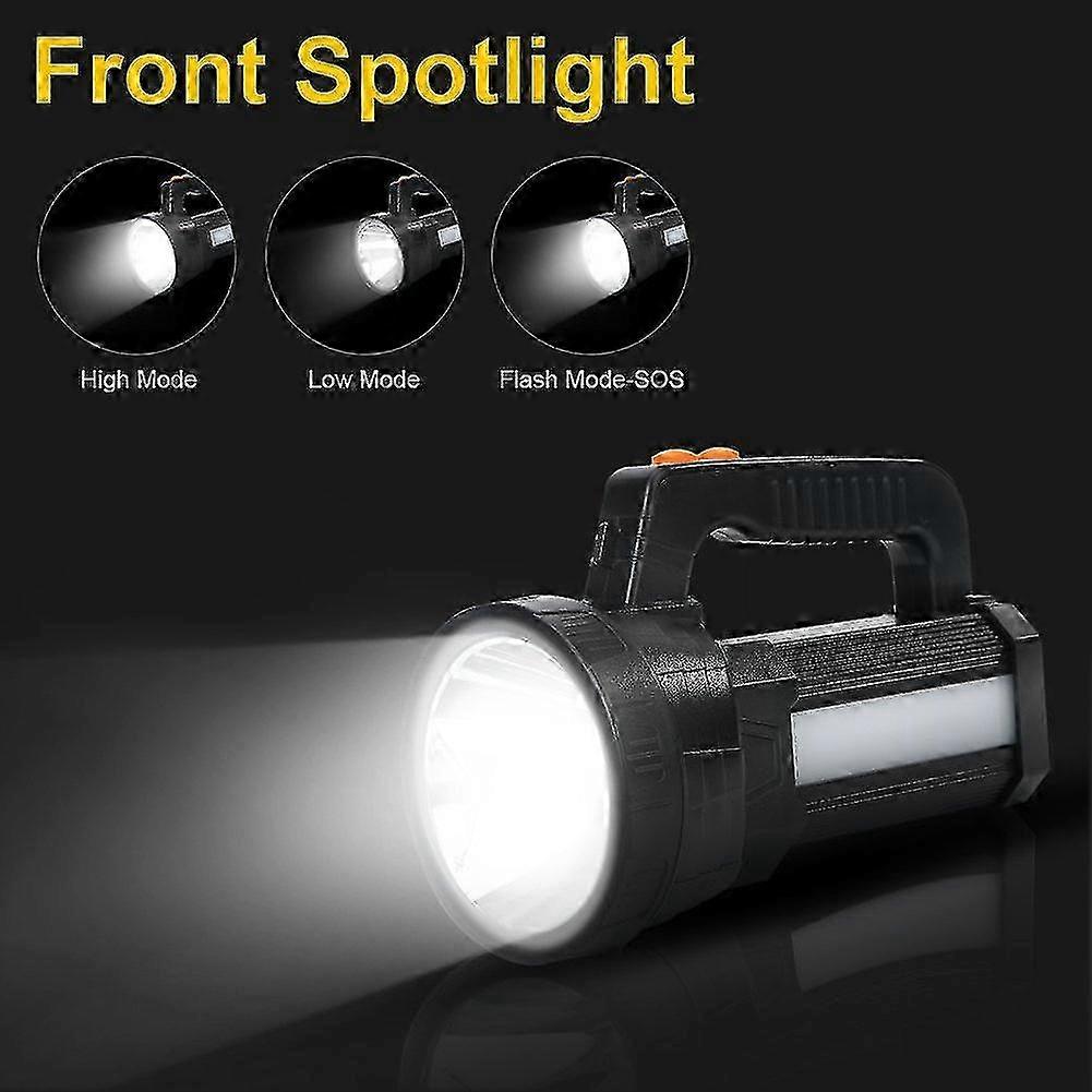 Led Camp Lighting - Rechargeable Flashlight With Multiple Functions