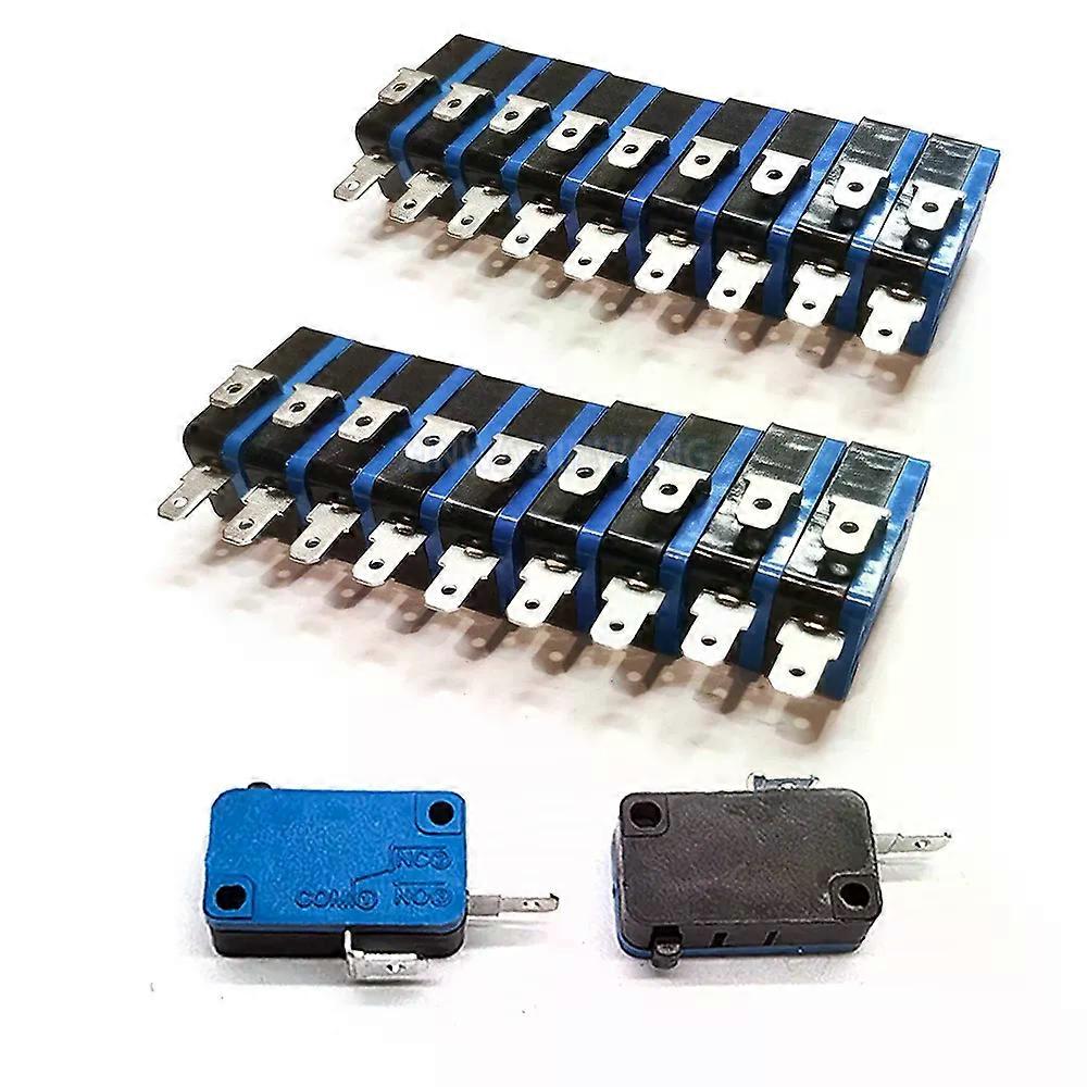 20x Microswitch 4.8mm Connector For Happ Style Push Buttons Micro Switch Zero Delay Controller Diy Arcade Game Part Replacement