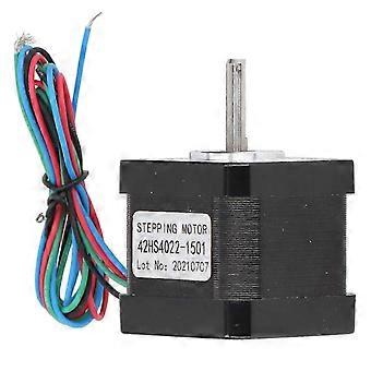DC2,55 V 1,5 A Drucker-Schrittmotor, 42 x 40 mm, schnelle Reaktionsgeschwindigkeit, 2-Phasen-Schrittmotor, Elektromotor für 3D-Drucker