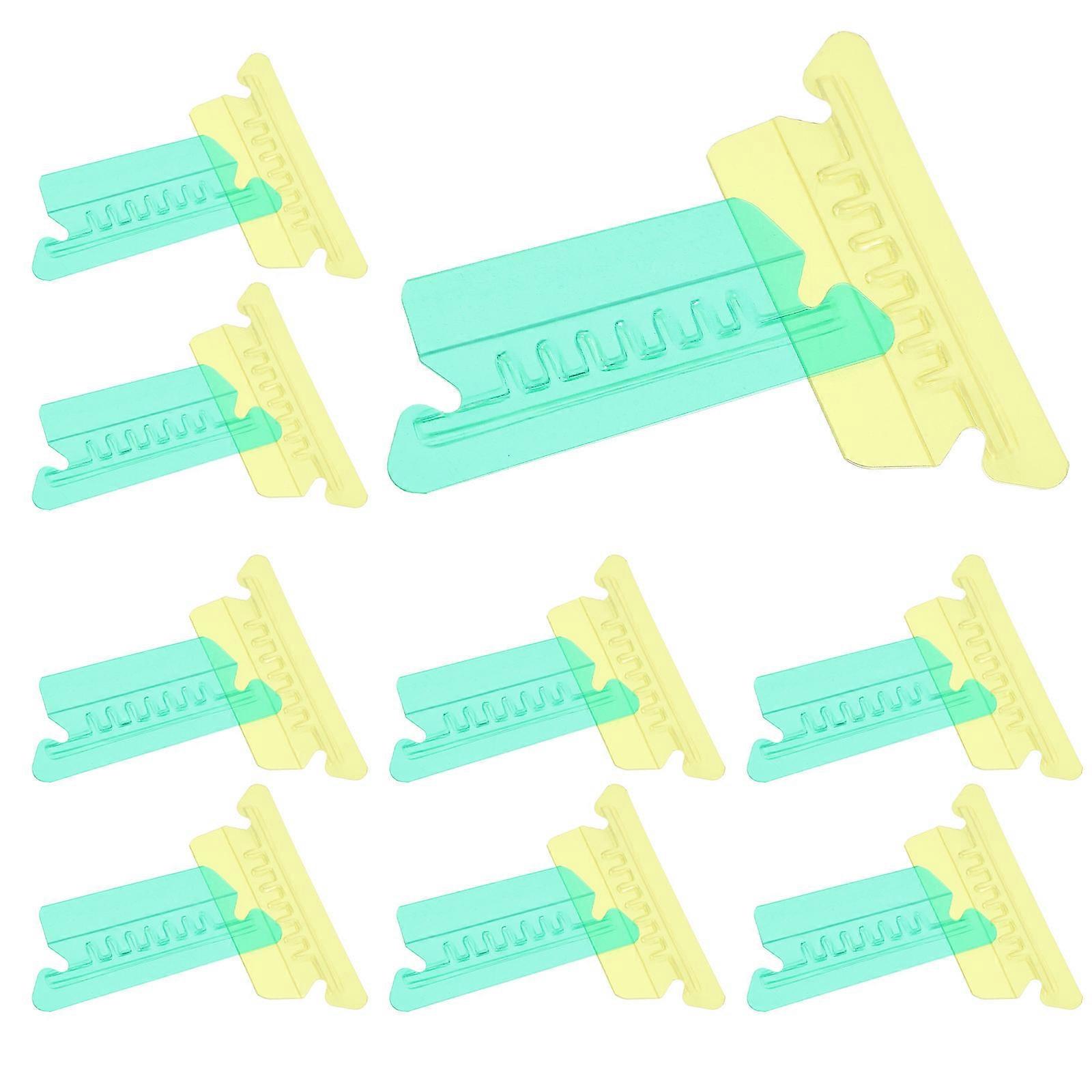 Assorted Color File Folder Tabs for Hanging File Inserts 40Pcs Set