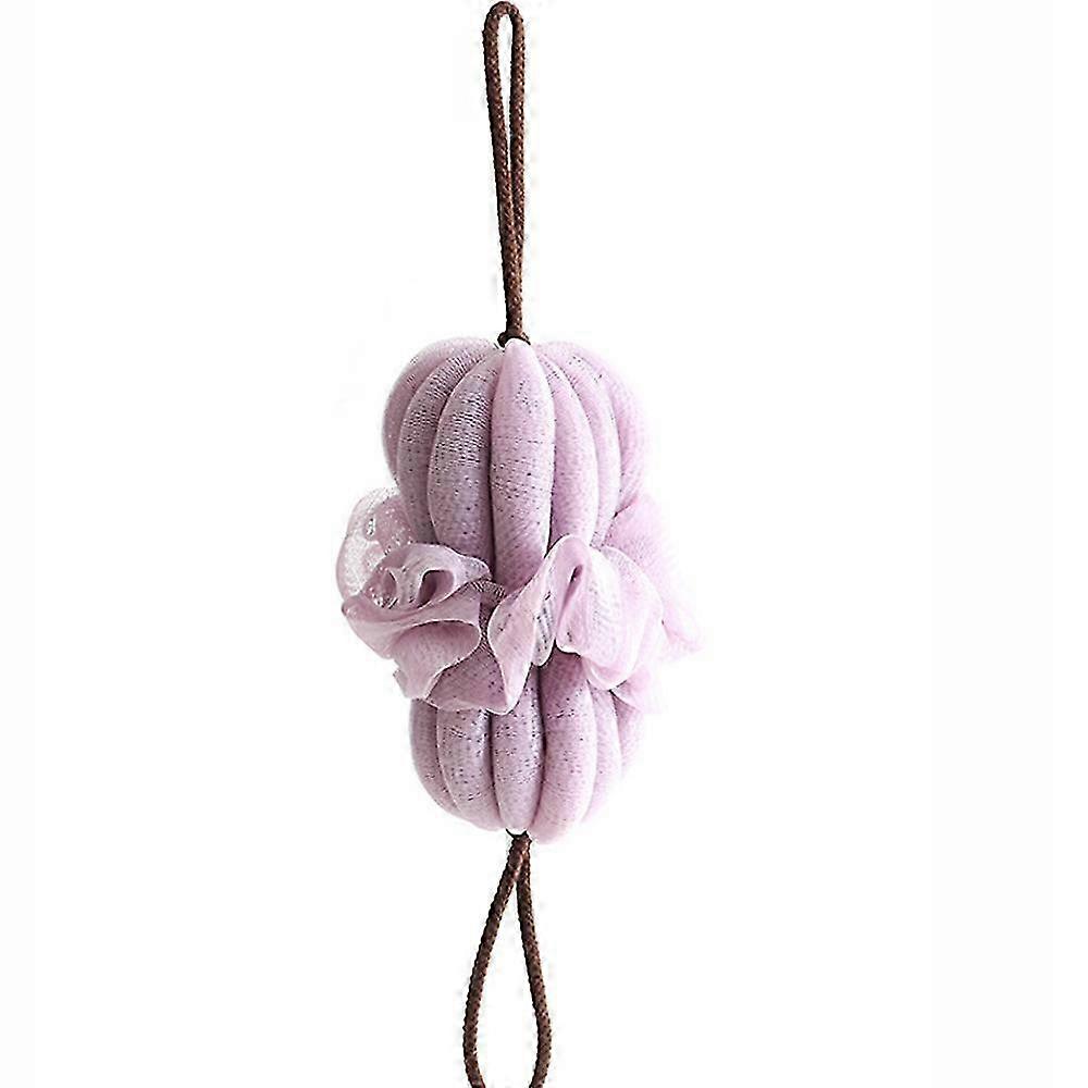 Tension-Controlled Bath Loofah Ball