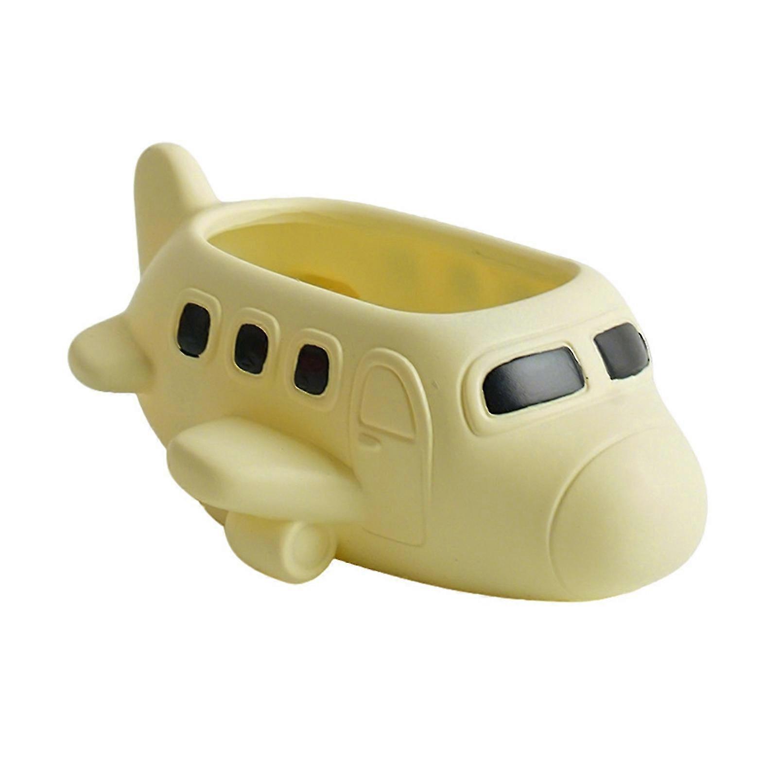 Airplane Shaped Desktop Planter