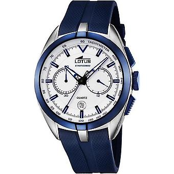 Lotus smart casual Quartz Analog Man Watch with Silicone Bracelet 18189/1