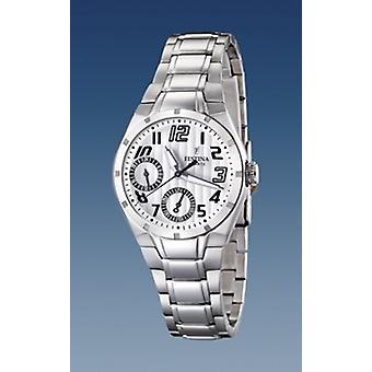 Festina f16484/1 Quartz analoge vrouw horloge met roestvrijstalen armband F16484/1