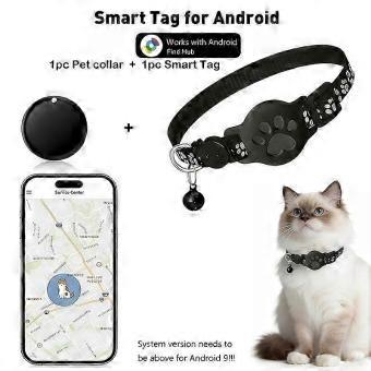 Adjustable Smart Cat Tracker Collar