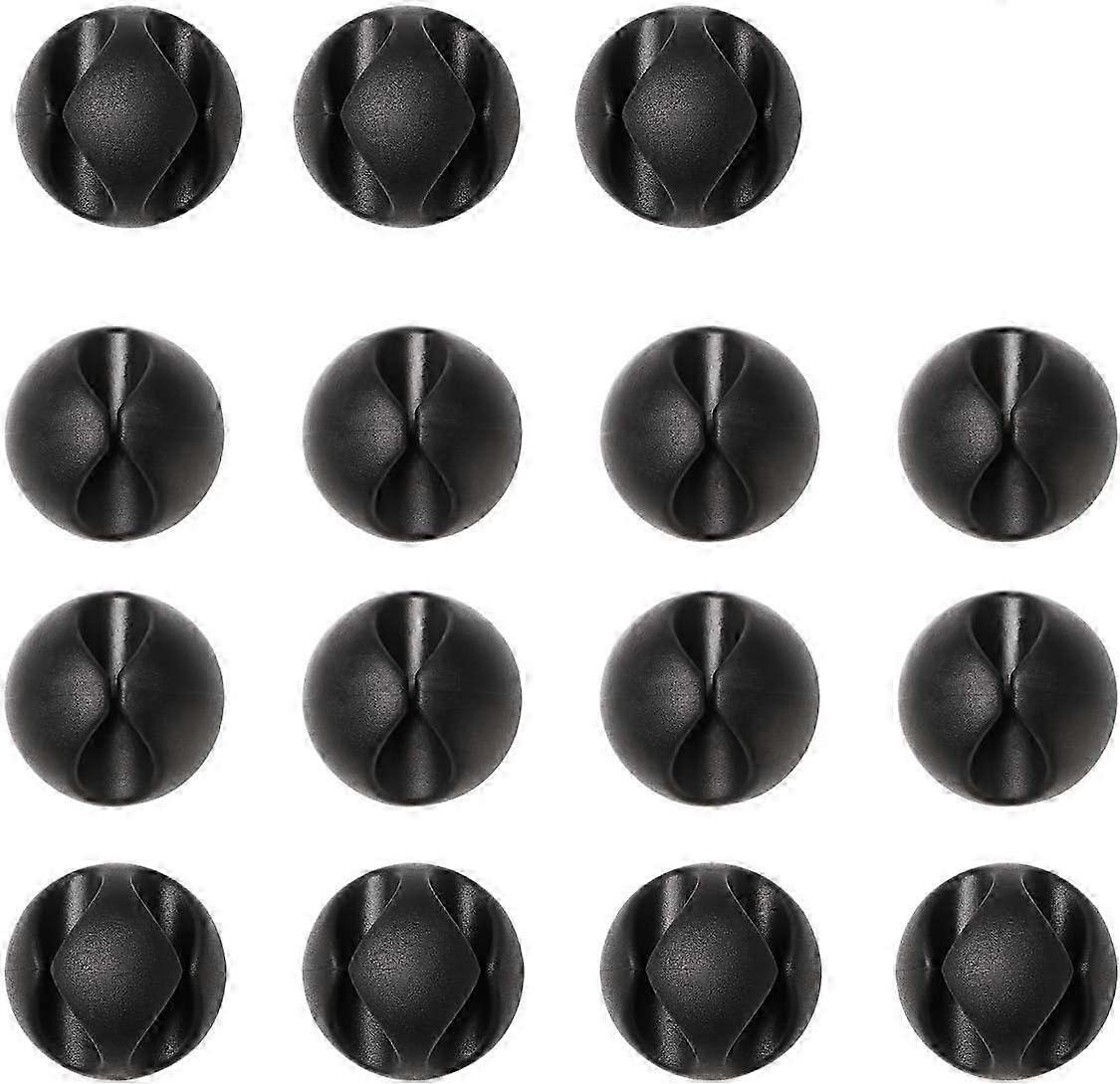 Black Cable Clamp Set 15pcs