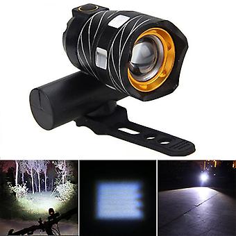 Światło rowerowe 800Lm T6 Trzy tryby Zoomable Nocna jazda Usb Akumulator Wodoodporny