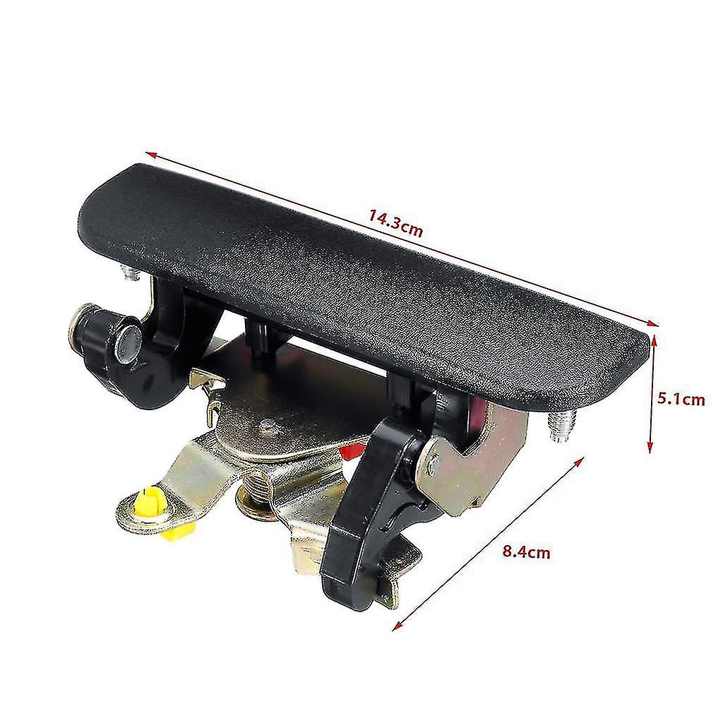 thumbnail interactive-video image 1 of Black Tailgate Handle For Ford Ranger 1998-2011 & Mazda Pickup – Direct Replacement, Textured Finish 1 of 5