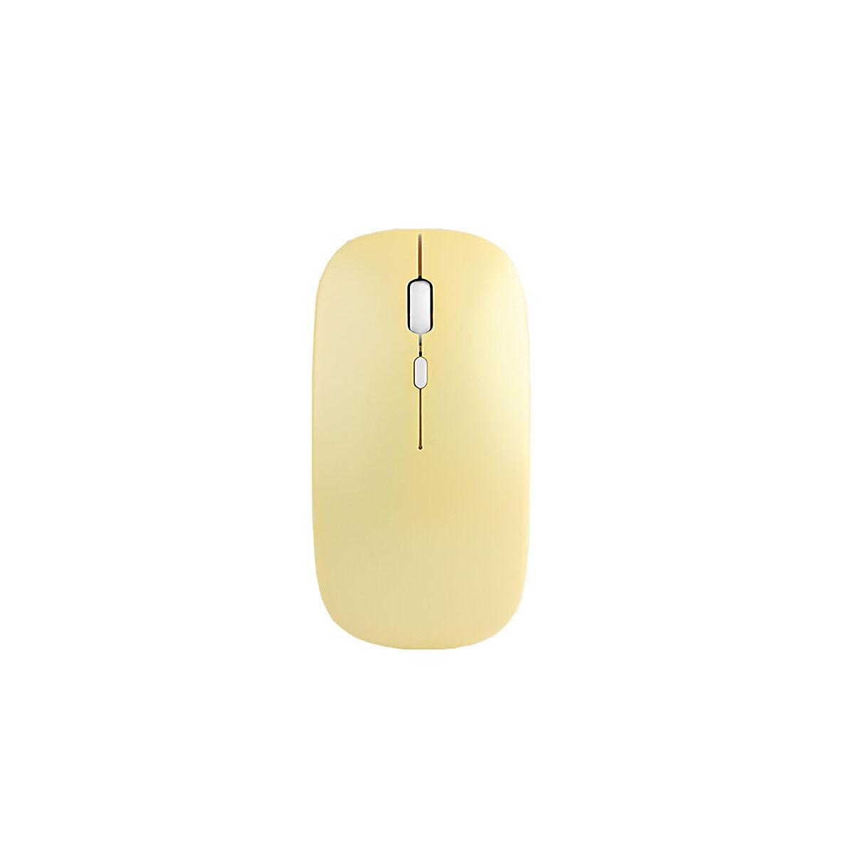 Triple Mode Rechargeable Mouse 2.4ghz Bluetooth Wired 1600dpi Silent Macarone Mute Mice For Laptop Pc