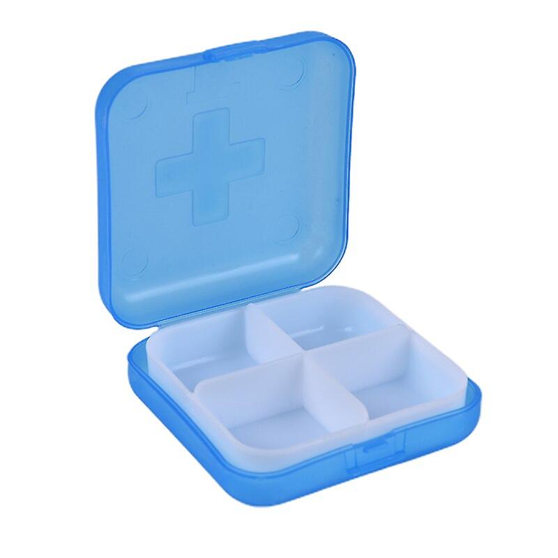 4/6 Slots Portable Pill Cases Moisture-proof Pill Box Travel Dispen Storage Container Colorful Drug Dispenser Packing Container