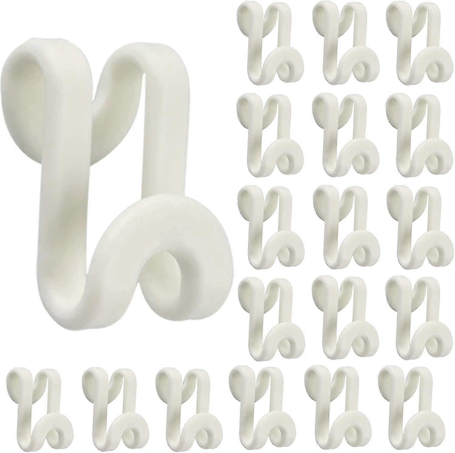 20 Pcs Mini Clothes Hanger Connector Hooks