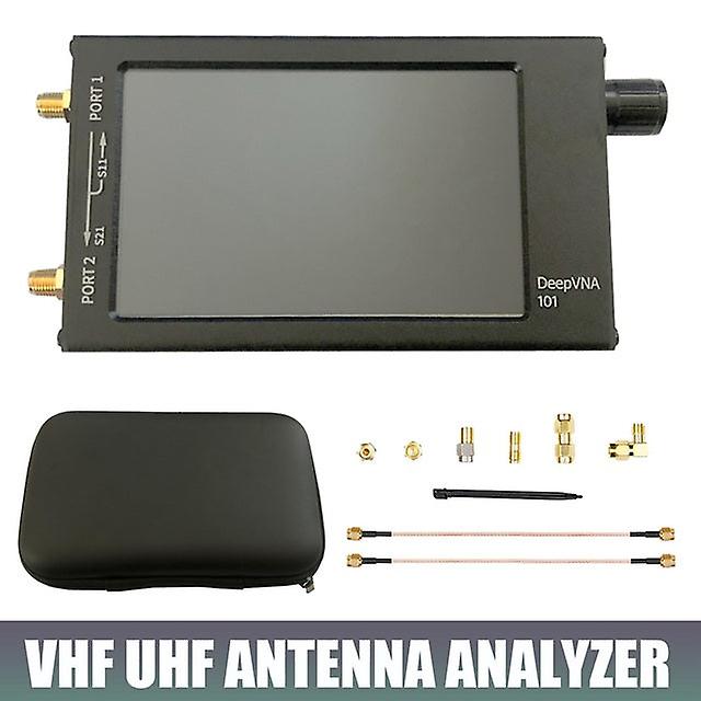 10K - 1.5ghz 4.3 Inch Swr Meter Vhf Uhf Antenna Analyzer Ips Lcd + Metal Case Nanovna 5000mah 3.7v 16mb