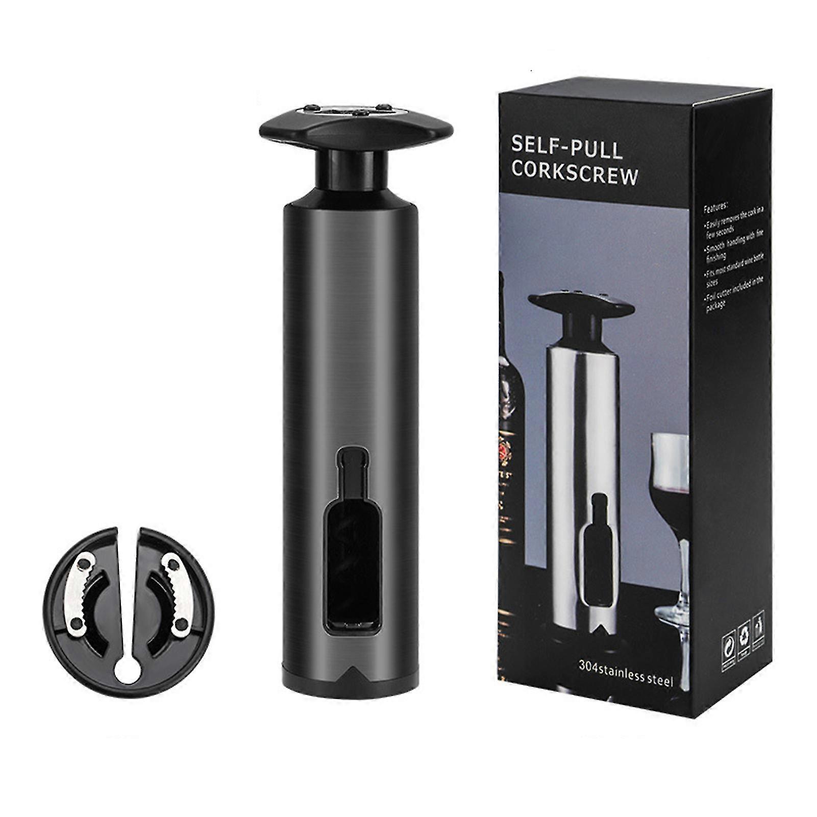 Set Of 2/4 Wine Opener Manual Multifunctional Bottles Opener With Foil Cutter/vacuum Plug Wine Accessories For Corkscrews
