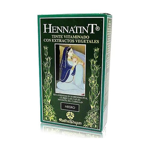 Hennatint black hair dye 60 ml (Black)