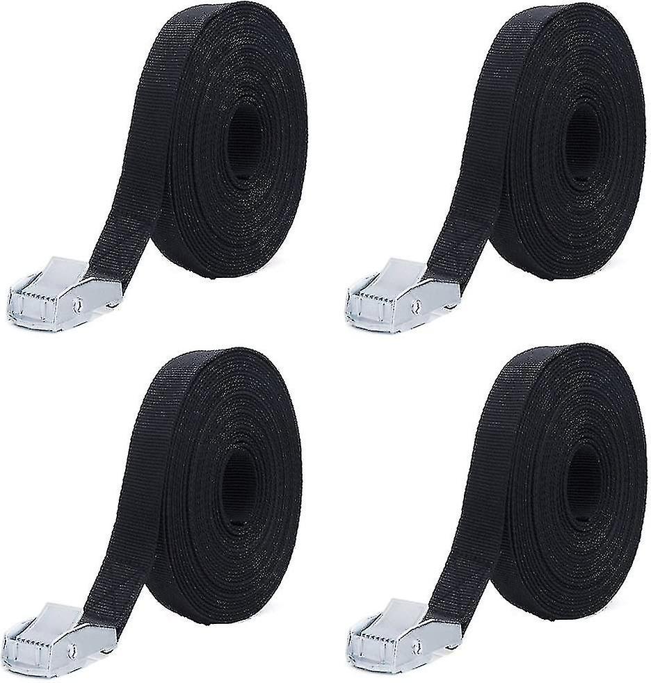 4 Pack 2m Fastening Strap Set Tension Belts