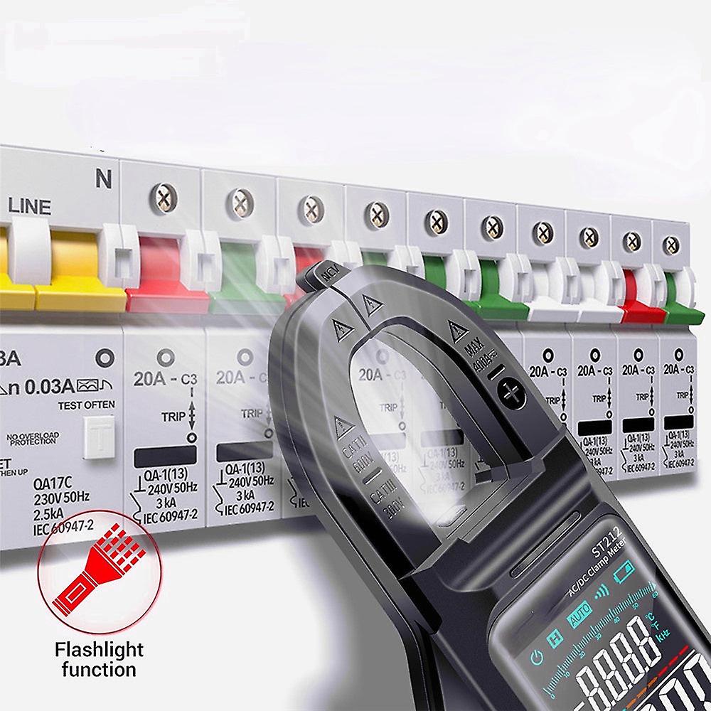 Digital Clamp Voltage Tester, 6000 Counts, 400a Dc/ac Current Multimeter