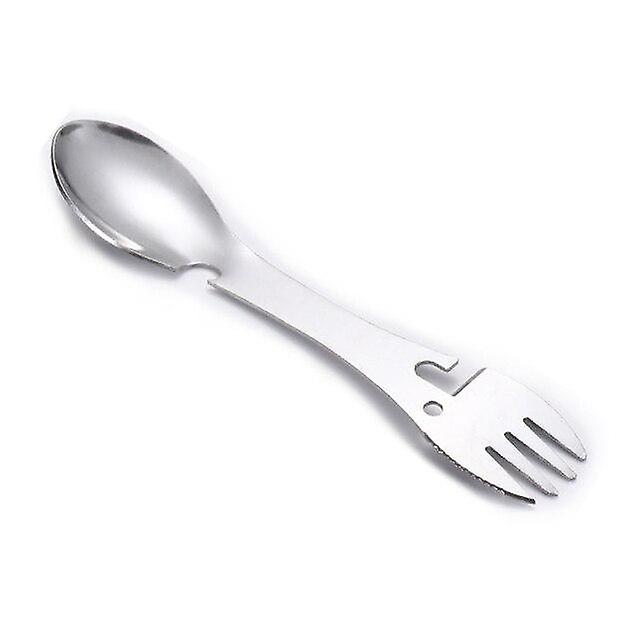 Outdoor Survival Tools 5 In 1 Camping Multi-functional Edc Kit Practical Fork Kn