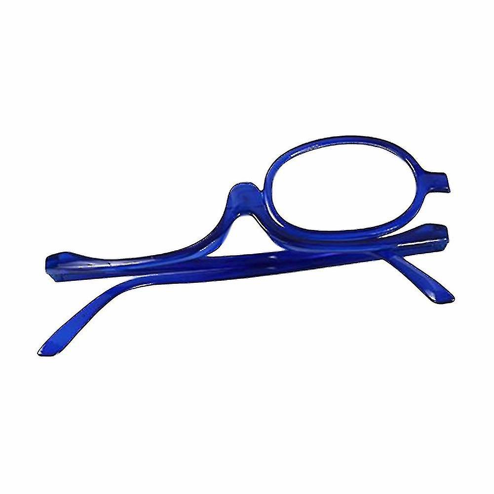 Clear Make Up Glasses Flip Down Magnifying Makeup Reading Glasses Folding Eyeglass Presbyopicr *chyi