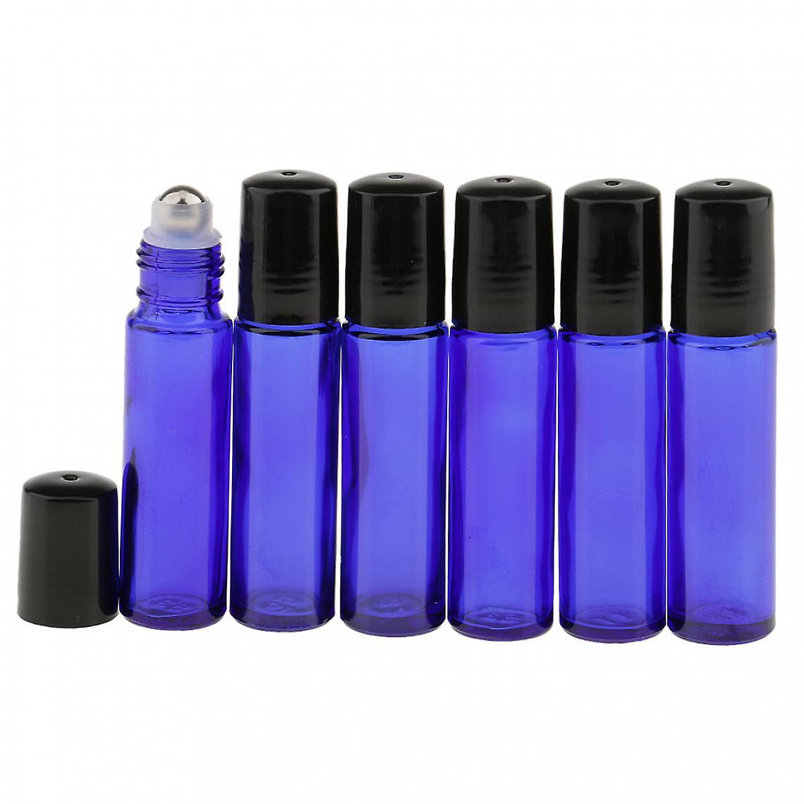 Pieces 10ml Empty Glass Roll On Bottles For Green Essential Perfume