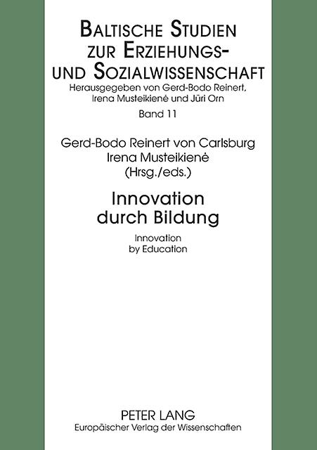 Innovation Durch Bildung Innovation By Education by Peter Lang GmbH Paperback