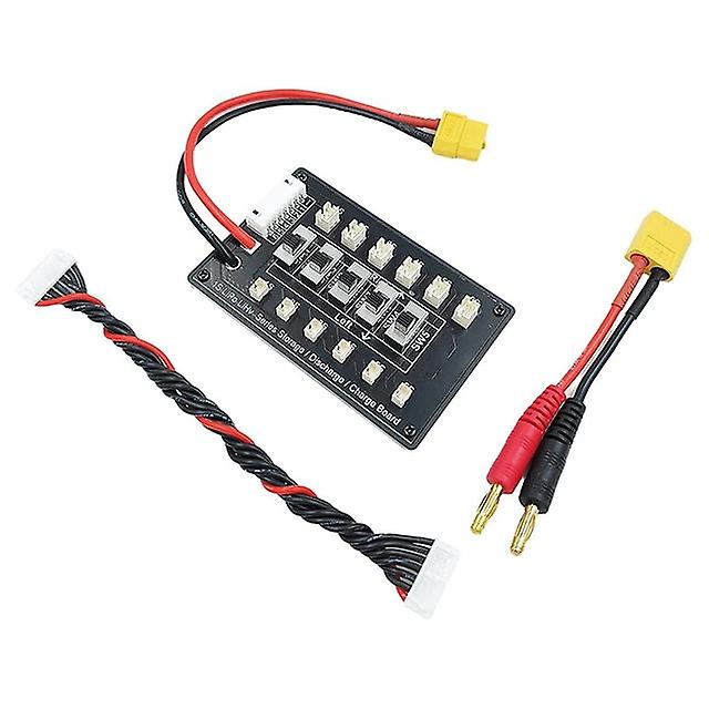 1Set Serial Punching Board Aircraft Model 6-way Bt2.0 And Ph2.0 Socket Fr4, Silicone