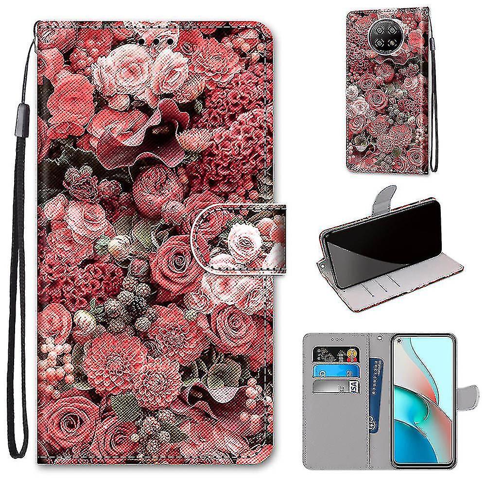 Compatible With Xiaomi Redmi Note 9t Red Rose Mobile Case