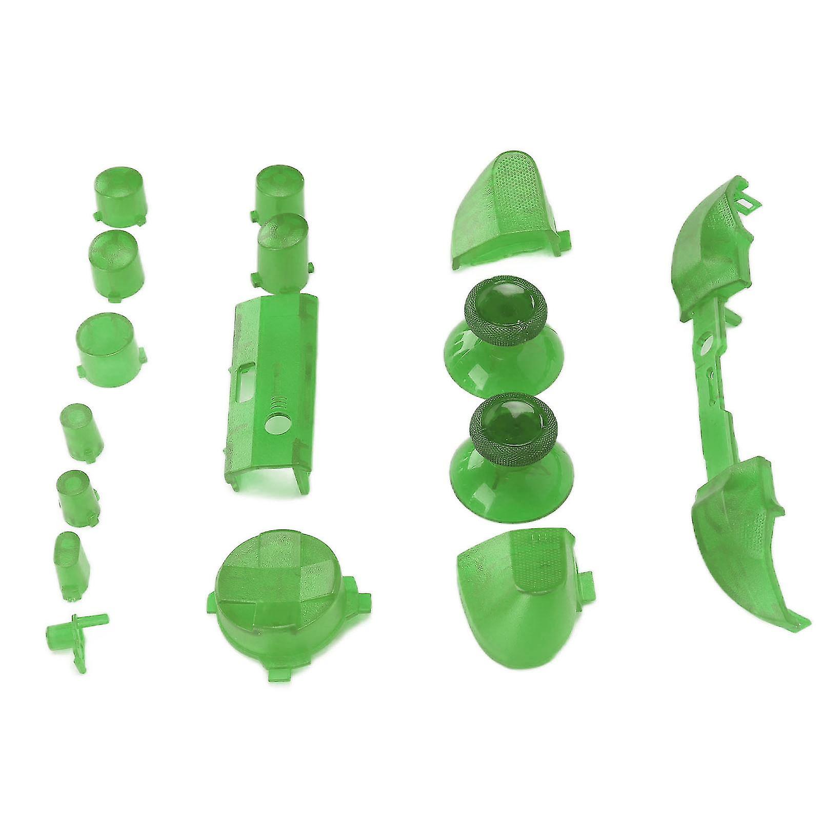 Full Buttons Mod Kits Trigger Full Trigger Module Set for XBOX Series X for XBOX Series S ControllerTransparent Green