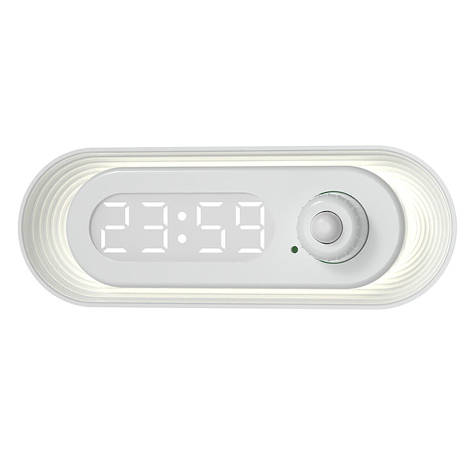 Smart Night Light Multi-level Dimming Human Sensor Time Display Touch /Knob Dimmable Home Wardrobe A