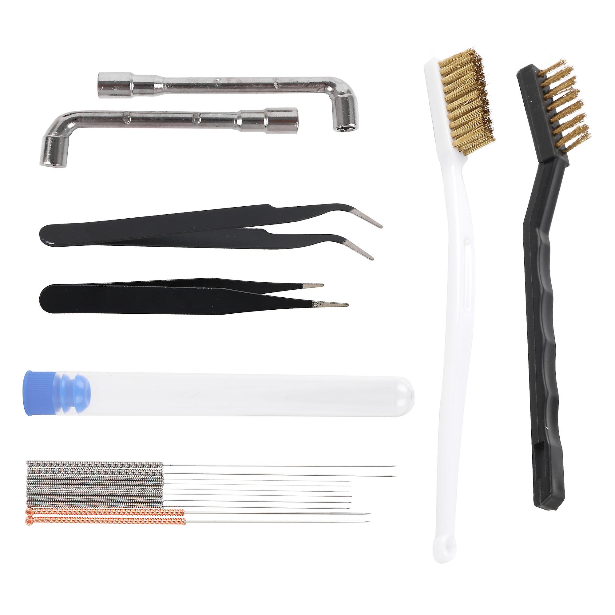 17Pcs Maintenance Kit 0.15mm-0.5mm Replacement for MK8 3D Printer Repair