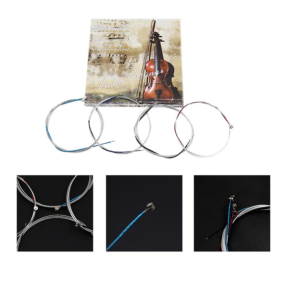Violin Fiddle String Strings Steel Core Nickel Silver Wound